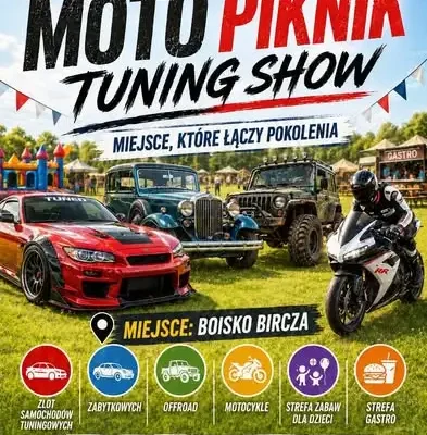 Moto Piknik w Birczy: konkurs na darmowe wejściówki