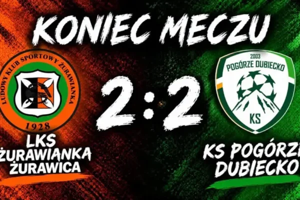 Żurawianka Żurawica remisuje z Pogórzem Dubiecko po bramce w doliczonym czasie