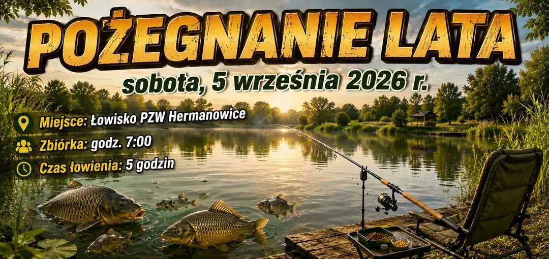 Zawody wędkarskie „Pożegnanie Lata” w Hermanowicach – zapisy do piątku