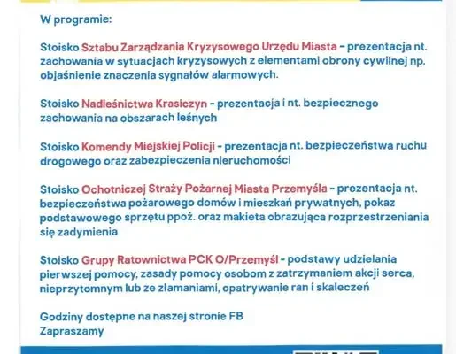 Przemyśl: piknik służb mundurowych i pokazy ratownictwa w Castoramie