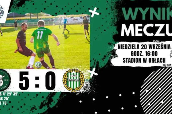 GKS Viking Orły rozbił LKS Ujkowice 5:0. Hat-trick Pempusia i powrót Jawora