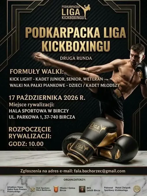 Podkarpacka Liga Kickboxingu zawita do Birczy – druga runda już 17 października
