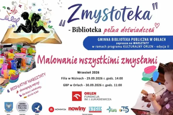 „Zmysłoteka” w bibliotece – ruszają zapisy na pierwsze zajęcia
