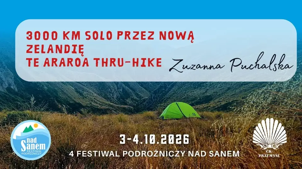 Zuzanna Puchalska opowie w Przemyślu o samotnym przejściu Nowej Zelandii