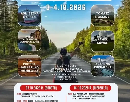 4. Festiwal Podróżniczy „Nad Sanem” w Przemyślu – weekend pełen inspiracji