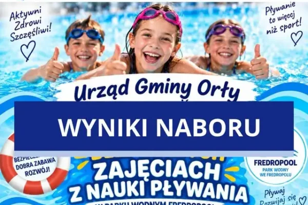 Gmina Orły: zakończono rekrutację na zajęcia z nauki pływania dla uczniów szkół podstawowych