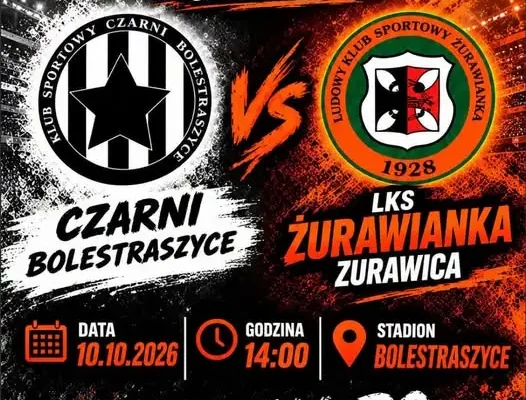 Derby w Żurawicy: LKS Żurawica zmierzy się z KS Czarni Bolestraszyce