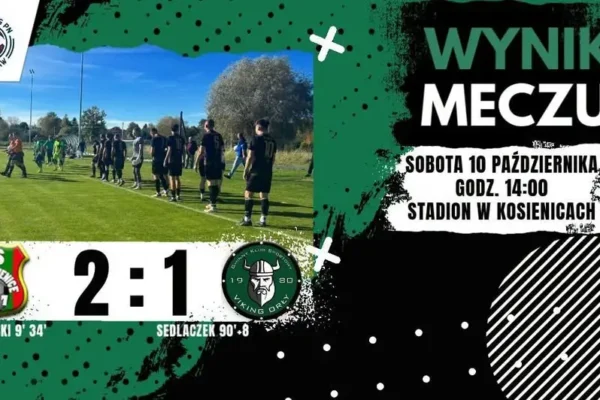 Tęcza Kosienice lepsza od GKS Viking Orły. Pierwsza porażka i utrata fotela lidera
