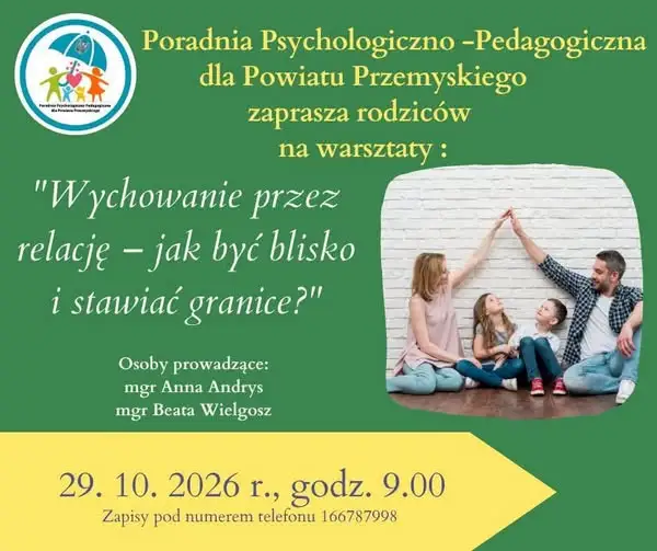 Warsztaty dla rodziców w Przemyślu: „Wychowanie przez relację”