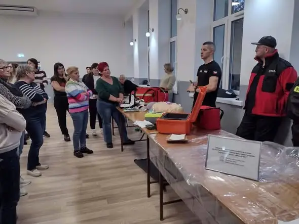 Strażacy z Bachowa szkolili z pierwszej pomocy w ramach „Bezpiecznej Wsi”
