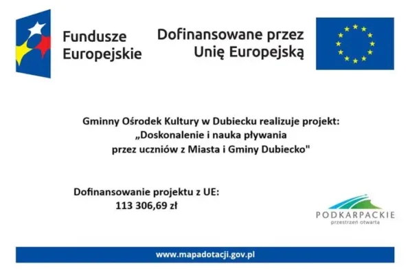 Dubiecko: 90 uczniów nauczy się pływać dzięki funduszom europejskim