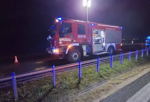 Wypadek drogowy w Medyce – interwencja OSP Medyka