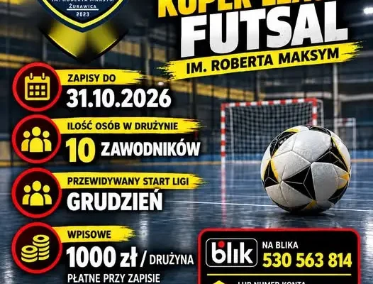 Koper League Futsal im. Roberta Maksym – ruszają zapisy do kolejnej edycji