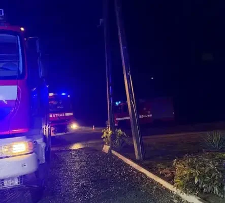 Pożar w piwnicy domu w Zadąbrowiu – akcja strażaków trwała 4 godziny