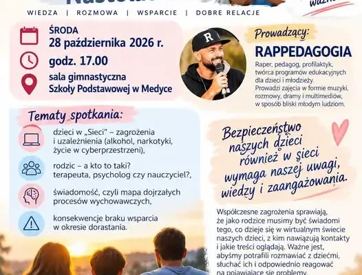 Medyka: spotkanie dla rodziców o bezpieczeństwie dzieci w sieci i nie tylko