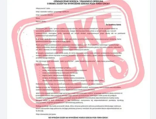 Fałszywe wpisy o oświadczeniach w szkołach. MSWiA i MEN wyjaśniają procedurę alarmową