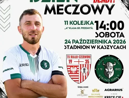 Wielkie Derby Gminy Orły: Kaszyce kontra Viking Orły w XI kolejce A klasy