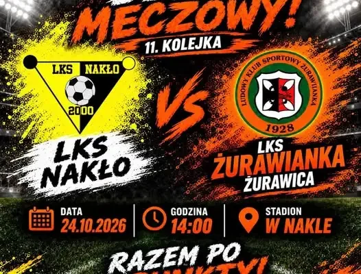 LKS Żurawica zagra z LKS Nakło o ligowe punkty