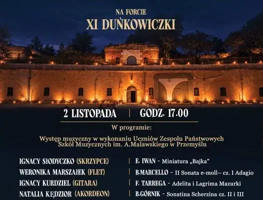 Wieczór muzyki i poezji w Forcie XI Duńkowiczki – hołd dla poległych w Twierdzy Przemyśl