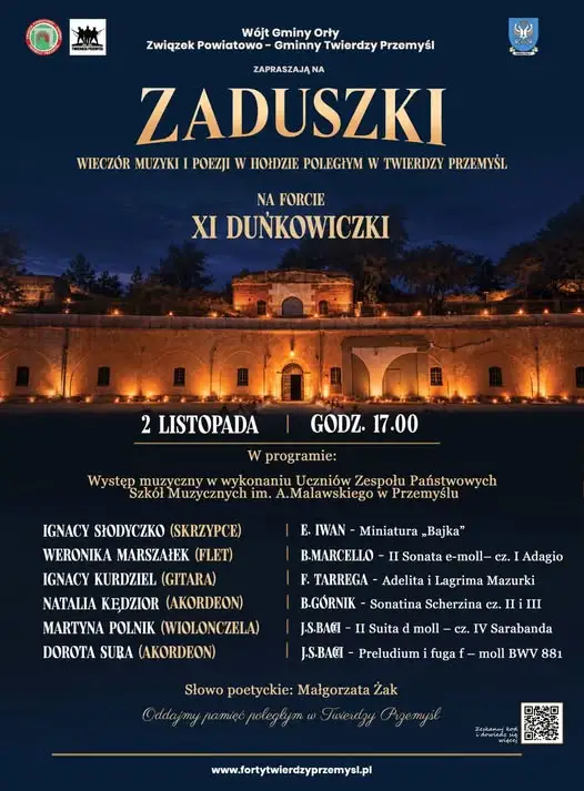 Wieczór muzyki i poezji w Forcie XI Duńkowiczki – hołd dla poległych w Twierdzy Przemyśl