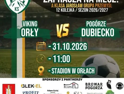 GKS Viking Orły zmierzy się z KS Pogórze Dubiecko – zapowiedź meczu